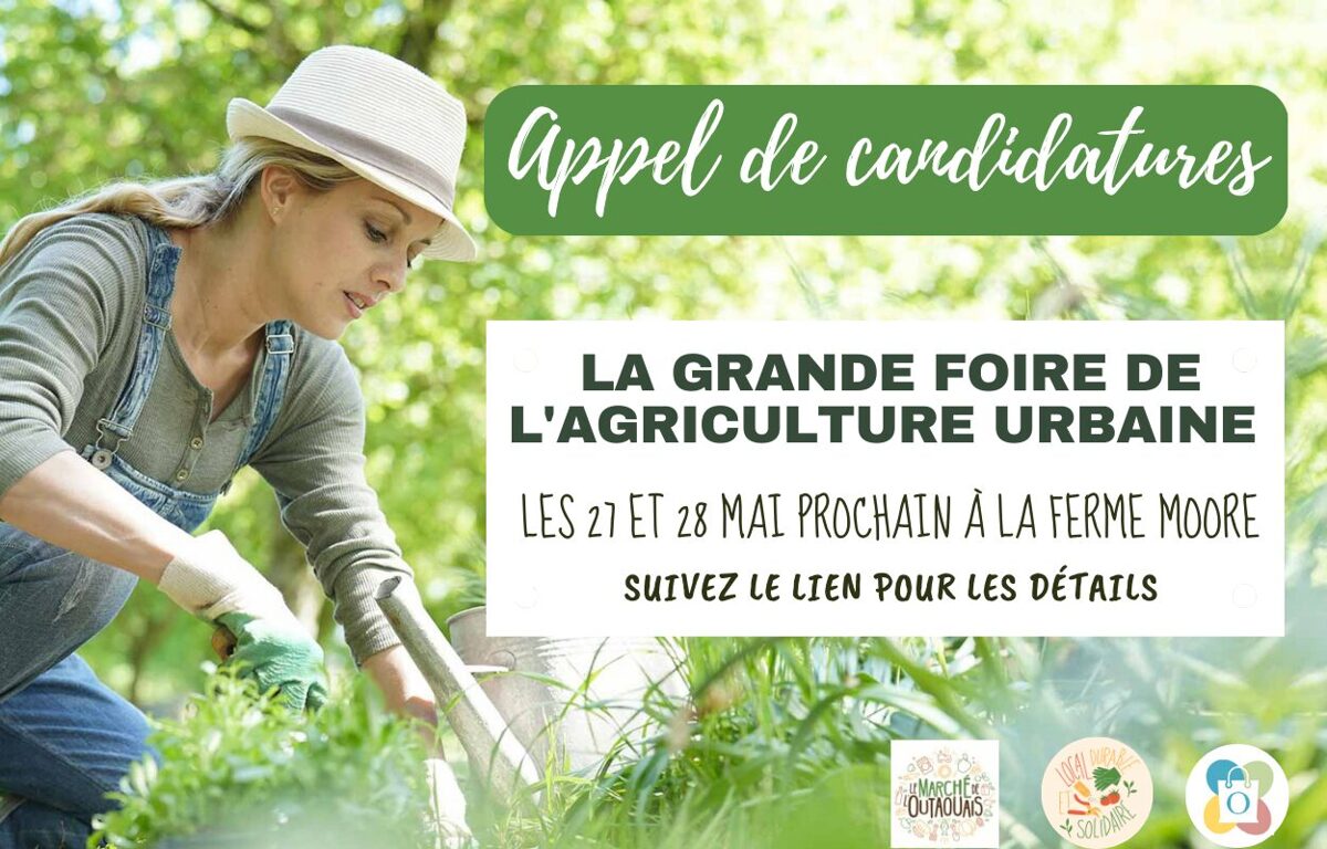 inscriptions pour la grande foire de l'agriculture urbaine
